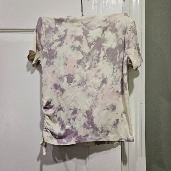 Art‎ Class Girl's Size M (7/8) Purple, Pink, and Cream Tie-Dye Faux Wrap Top - Picture 5 of 5